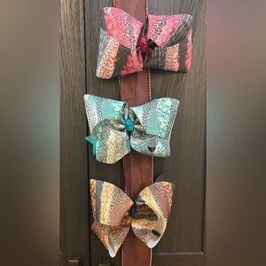 Animal Print Hair Bows